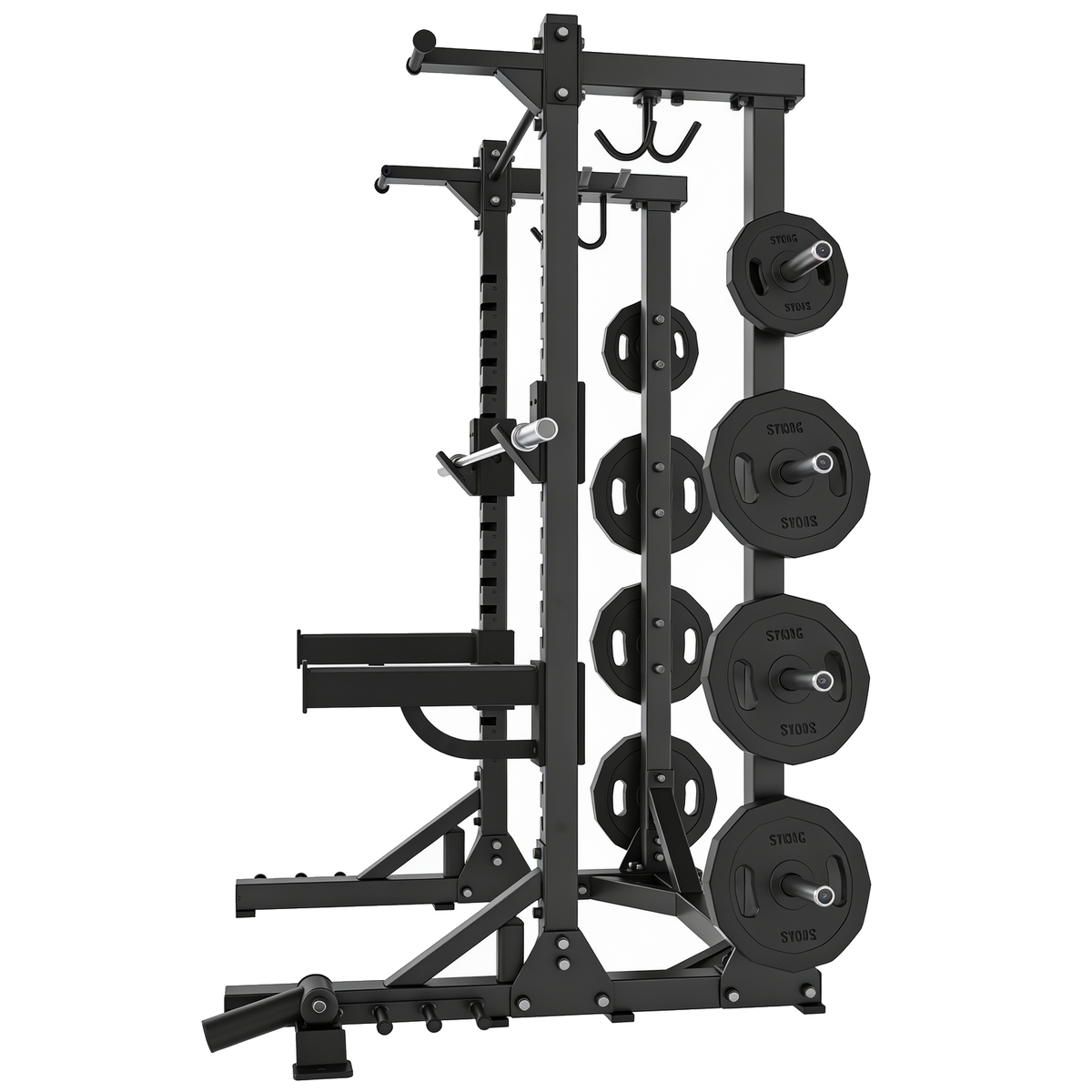 DHZ E6227 Classic Half Rack in Black Pearl und Piano Black – Seitenansicht
