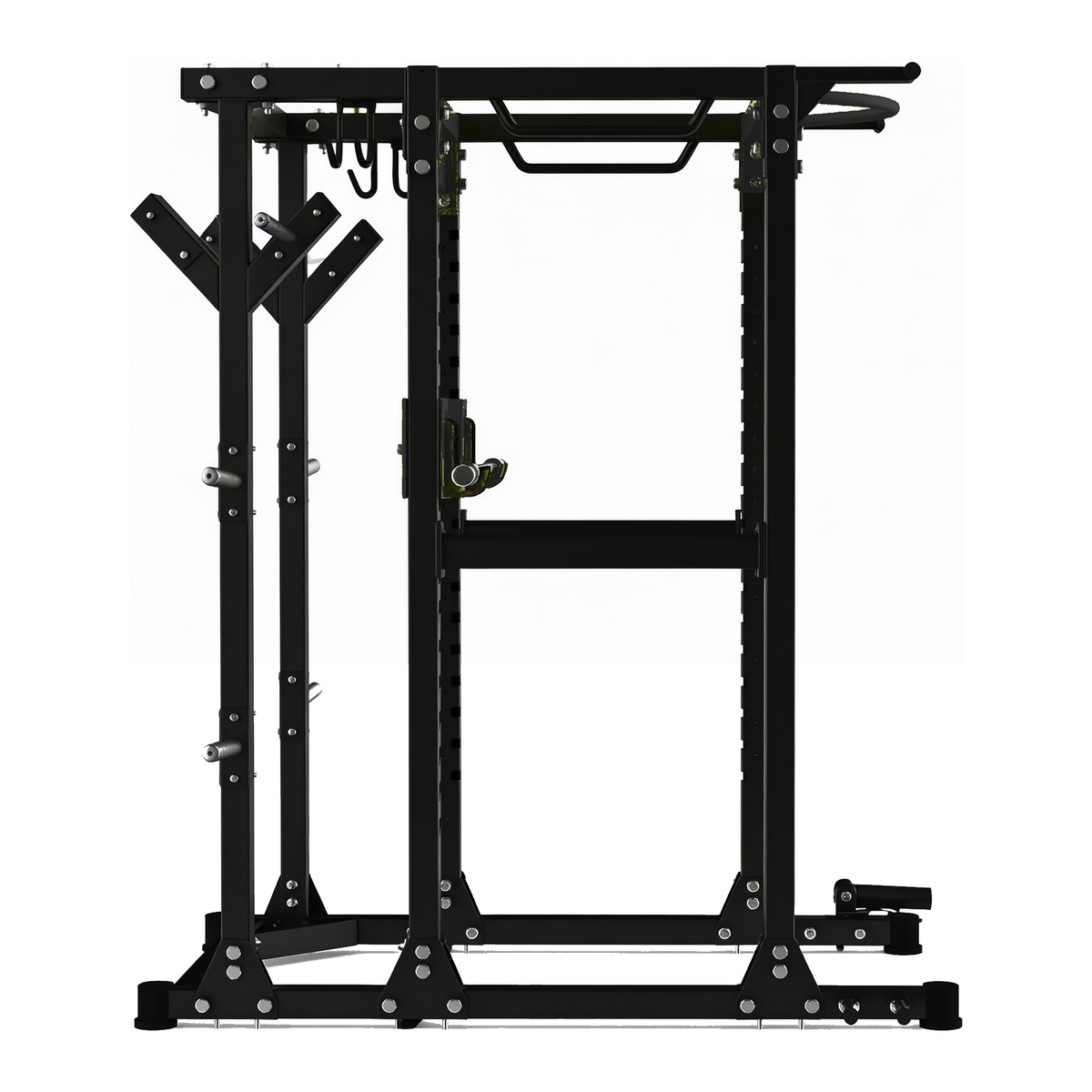 DHZ E6243 Multi Rack in Black Pearl und Piano Black – Seitenansicht