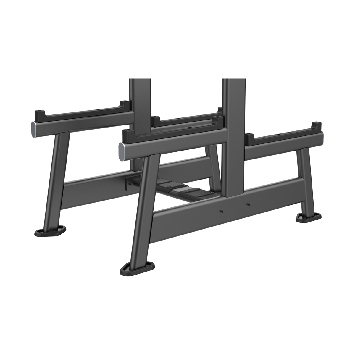 DHZ E7044 Seated Preacher Curl Hantelablagen und Rahmen im Detail