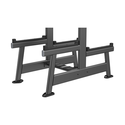 DHZ E7044 Seated Preacher Curl Hantelablagen und Rahmen im Detail