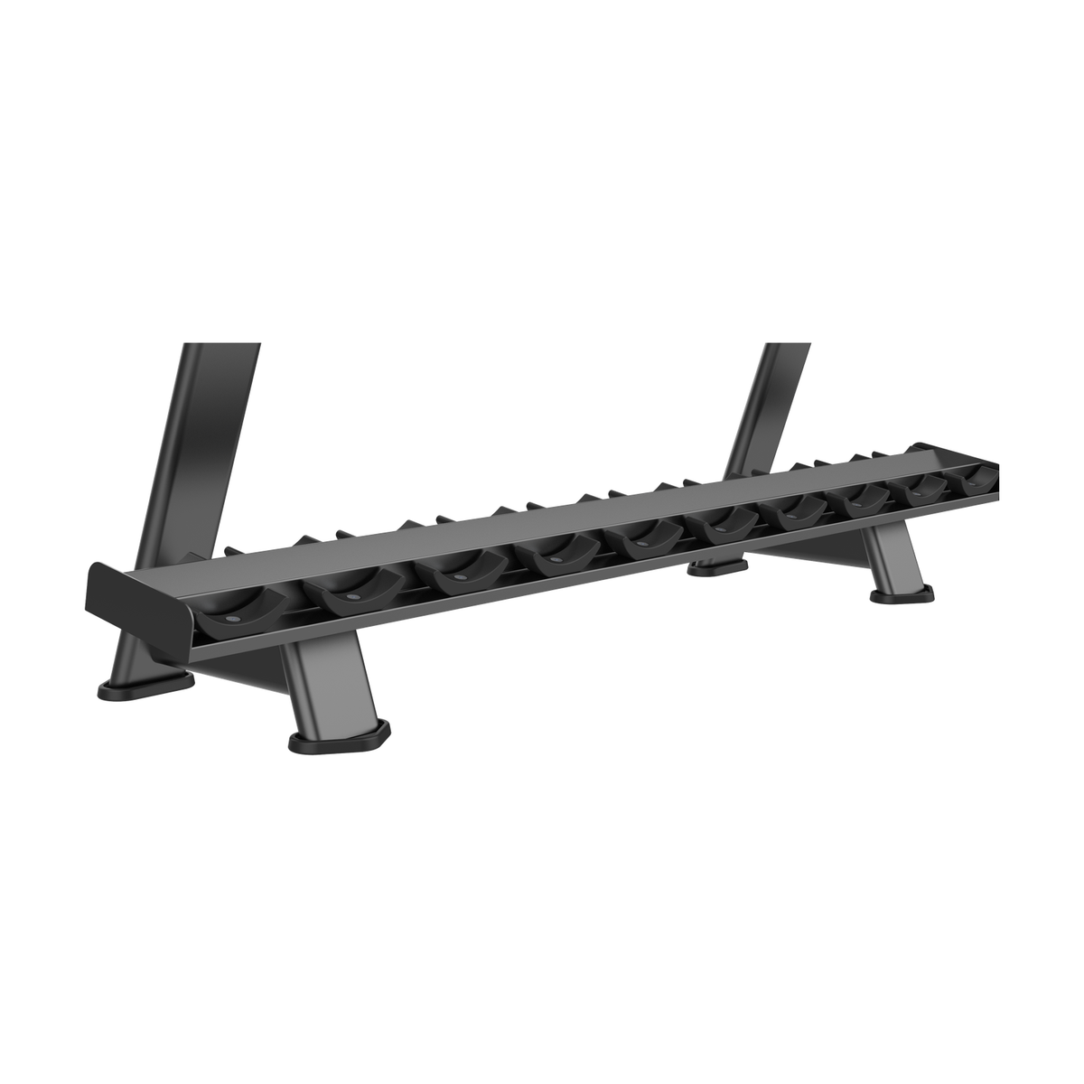 DHZ E7077 Dumbbell Rack Rahmen und Standfüße im Detail