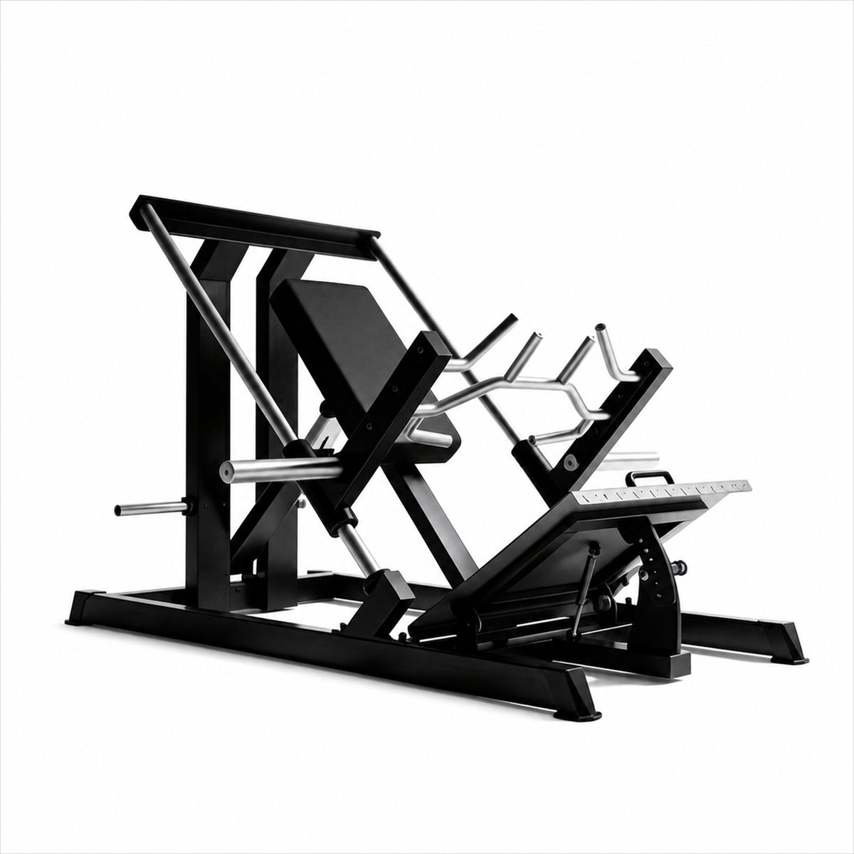 DHZ A611 Incline Linear Row – Seitenansicht des professionellen Kraftgeräts – Fitnessstudio, Krafttraining und kommerzieller Studioeinsatz