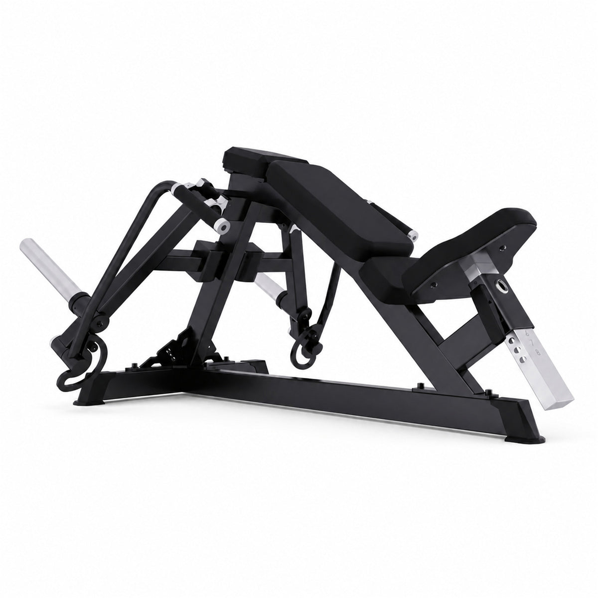 DHZ A612 Incline Fly – Rückansicht des professionellen Kraftgeräts – Fitnessstudio, Krafttraining und kommerzieller Studioeinsatz
