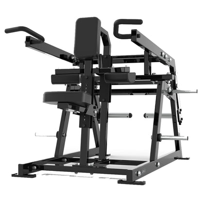 DHZ P-FORCE PM2018 Seated Dip – Plate Loaded Sitzende Dip-Maschine – schwarze Polster, Produktansicht 03