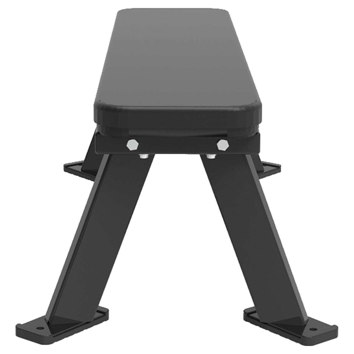 DHZ S-FORCE PM3001 Flat Bench – Freihantel Flachbank – schwarze Polster, Produktansicht 03