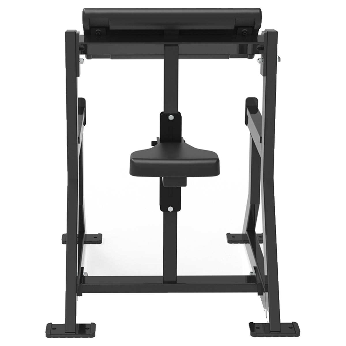 DHZ S-FORCE PM3018 Preacher Curl Bench – Freihantel Scottbank – schwarze Polster, Produktansicht 03