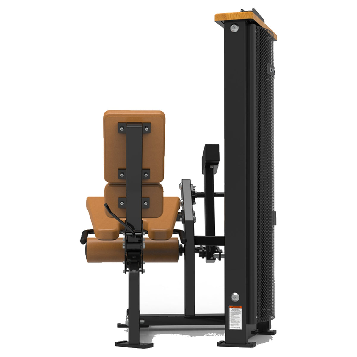 DHZ S-FORCE SM5002 Leg Extension – Gewichtsblock Beinstrecker – braune Polster, Produktansicht 03