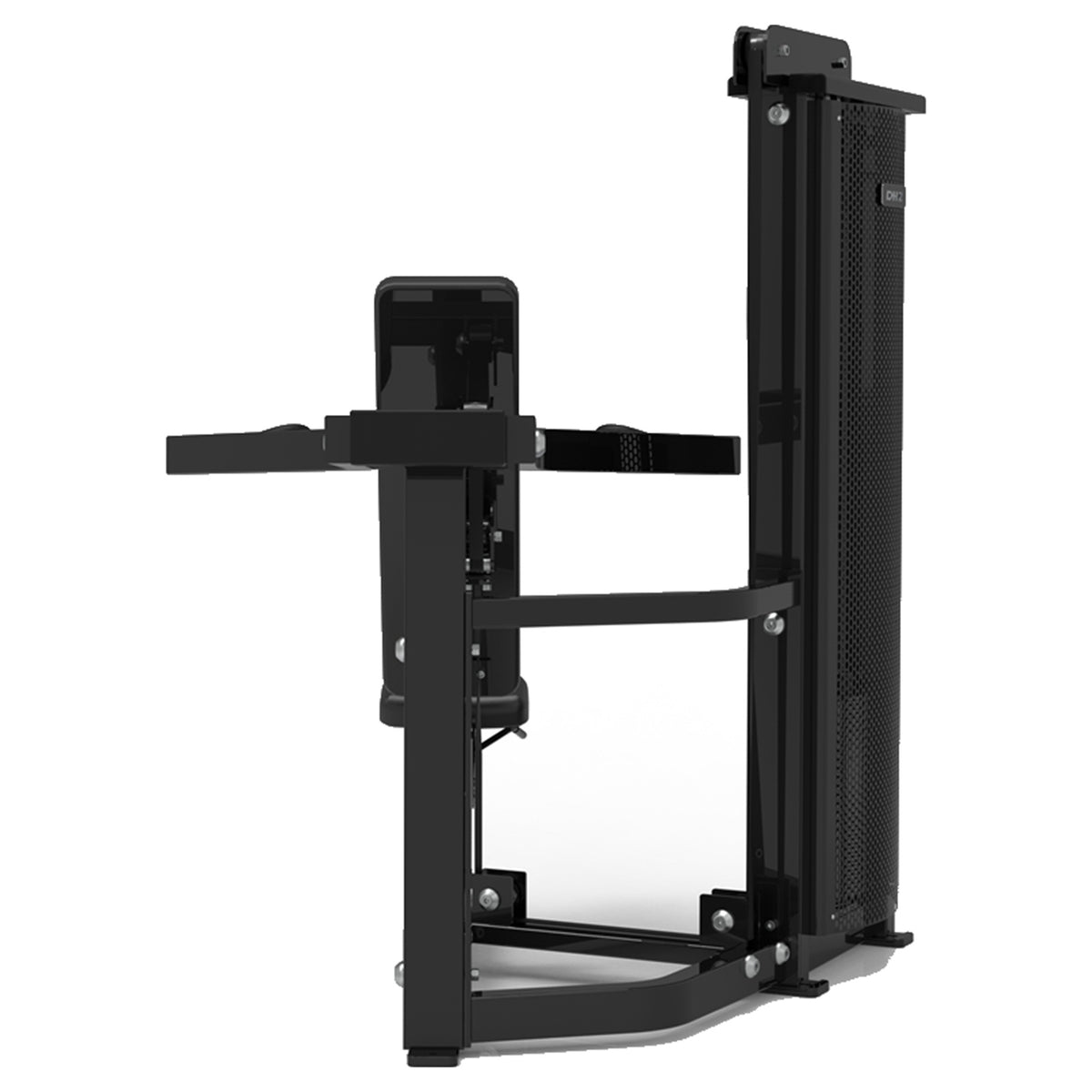 DHZ S-FORCE SM5006 Shoulder Press – Gewichtsblock Schulterpresse – schwarze Polster, Produktansicht 03