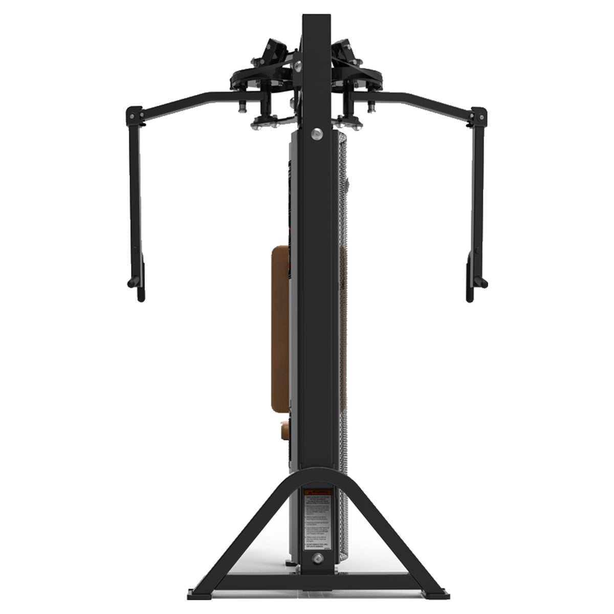 DHZ S-FORCE SM5007 Dual Rear Delt & Pec Fly – Gewichtsblock Dual Butterfly Reverse und Pec Fly – braune Polster, Produktansicht 03