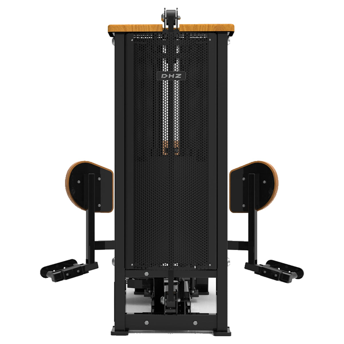 DHZ S-FORCE SM5022 Abductor – Gewichtsblock Abduktorenmaschine – braune Polster, Produktansicht 03