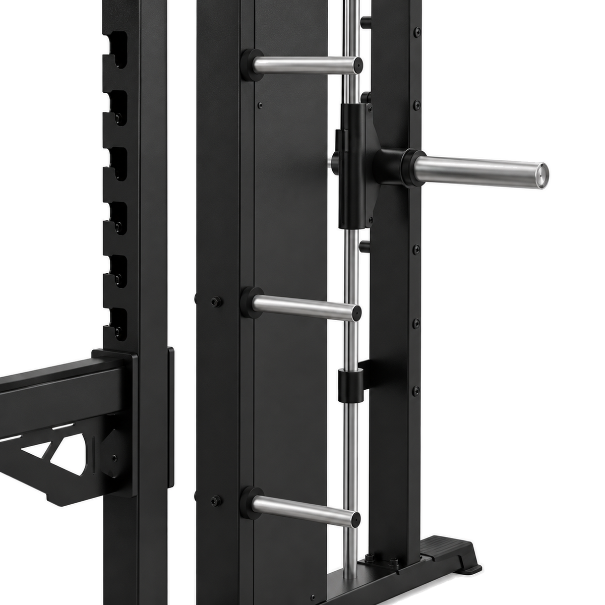 DHZ JN2063 Power Rack Smith Machine Combo – Smith-Führung und Scheibenhalter im Detail