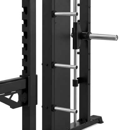 DHZ JN2063 Power Rack Smith Machine Combo – Smith-Führung und Scheibenhalter im Detail
