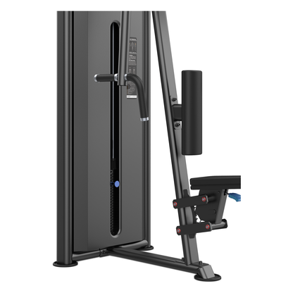 DHZ U2007 Rear Delt Pec Fly Detailansicht von Polster, Sitz und Verstellung