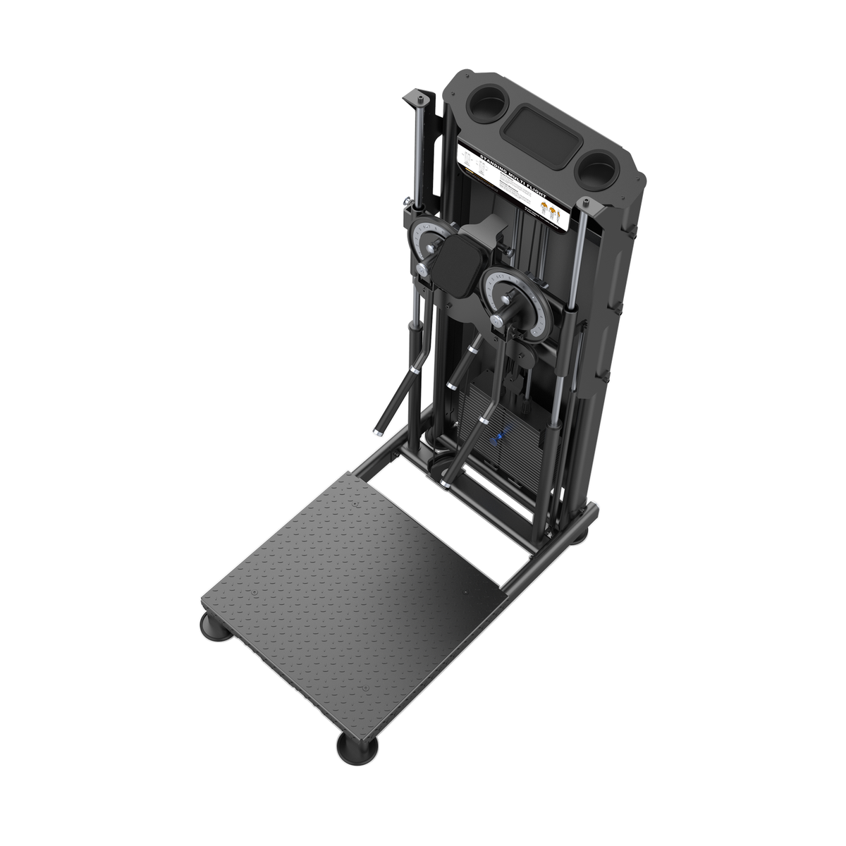 DHZ U2046 Multifunctional Draufsicht auf Standplattform und Verstellmechanik