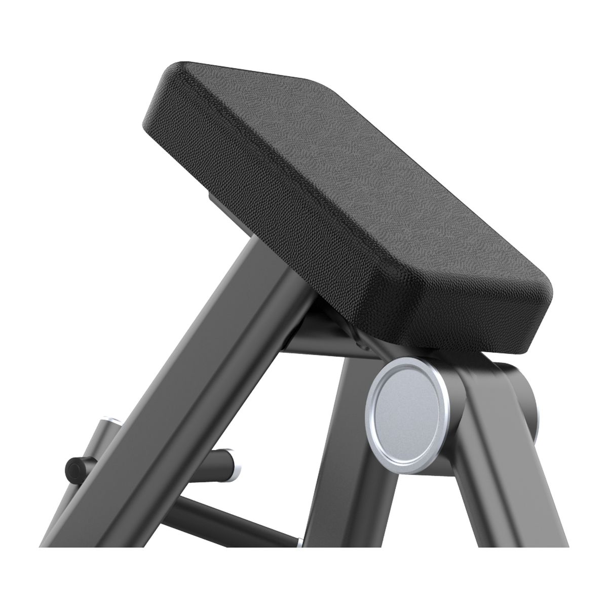 DHZ U2061 Incline Level Row Brustpolster und Gelenk im Detail