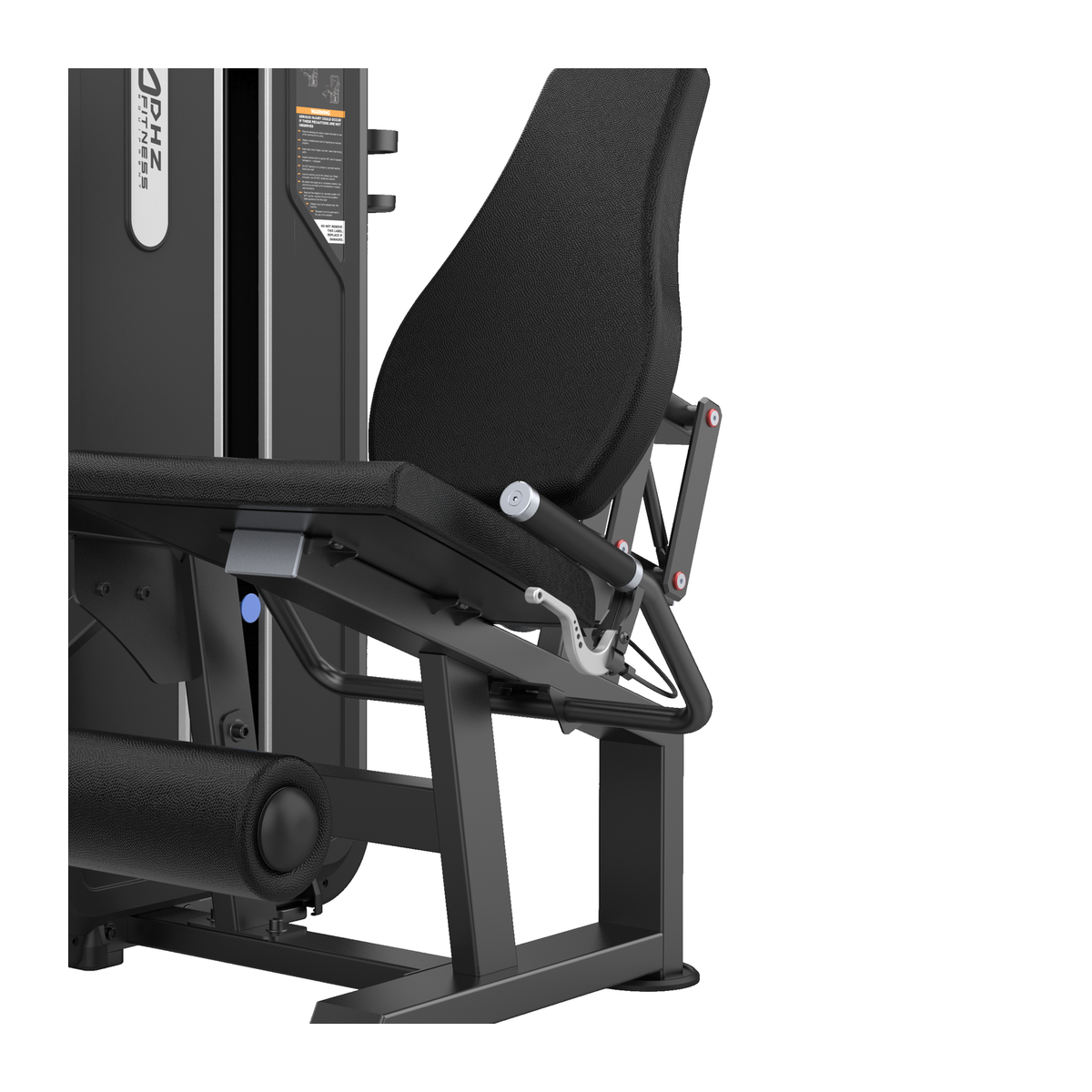 DHZ U3002A Leg Extension – Sitz, Rückenlehne, Beinrolle und Verstellung im Detail