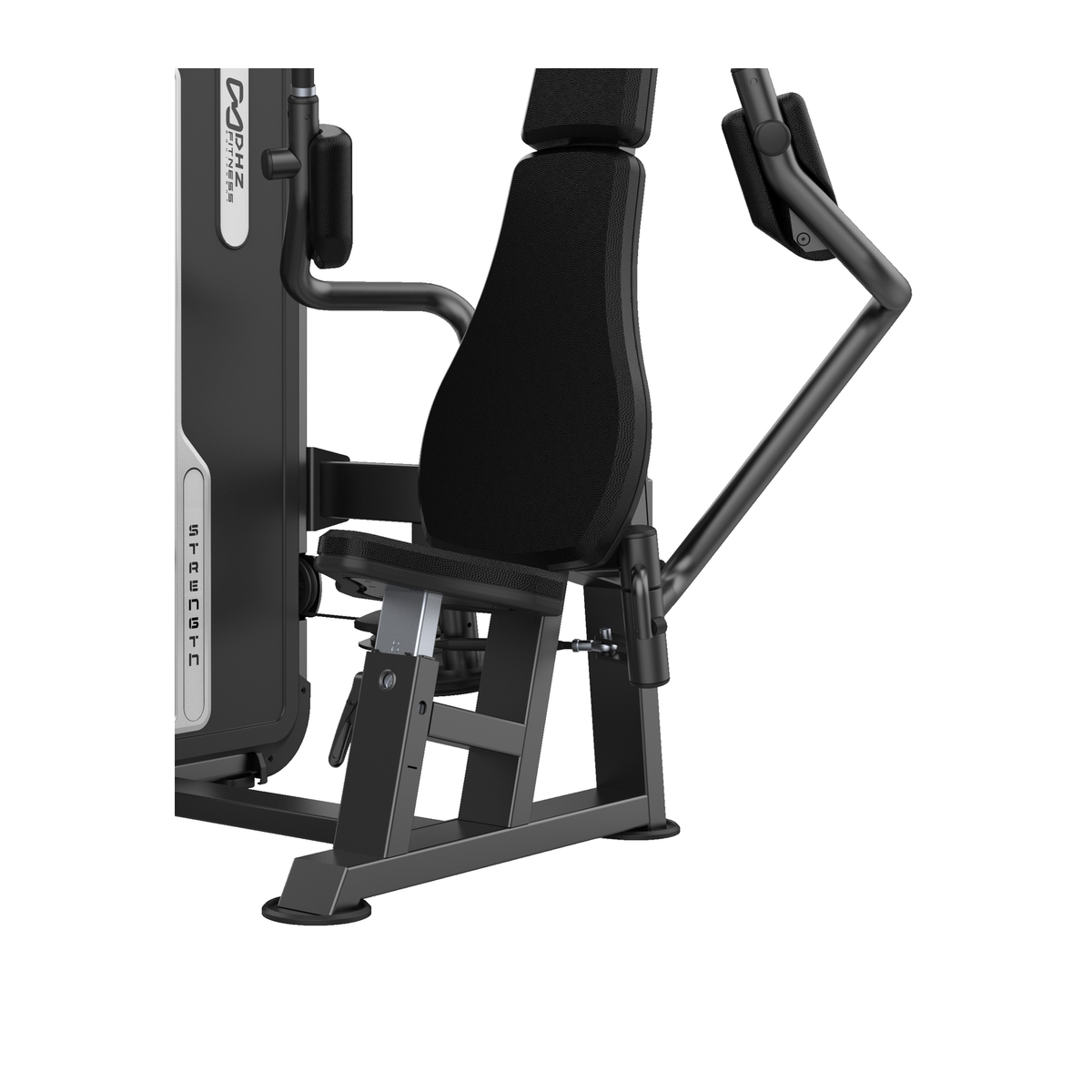 DHZ U3004A Pectoral Machine – Sitz, Rückenlehne und Verstellung im Detail