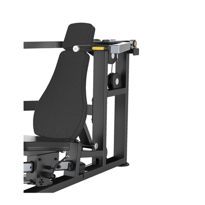 DHZ U3084A Chest & Shoulder Press – Pressarme, Griffe, Rückenpolster und Verstellung im Detail