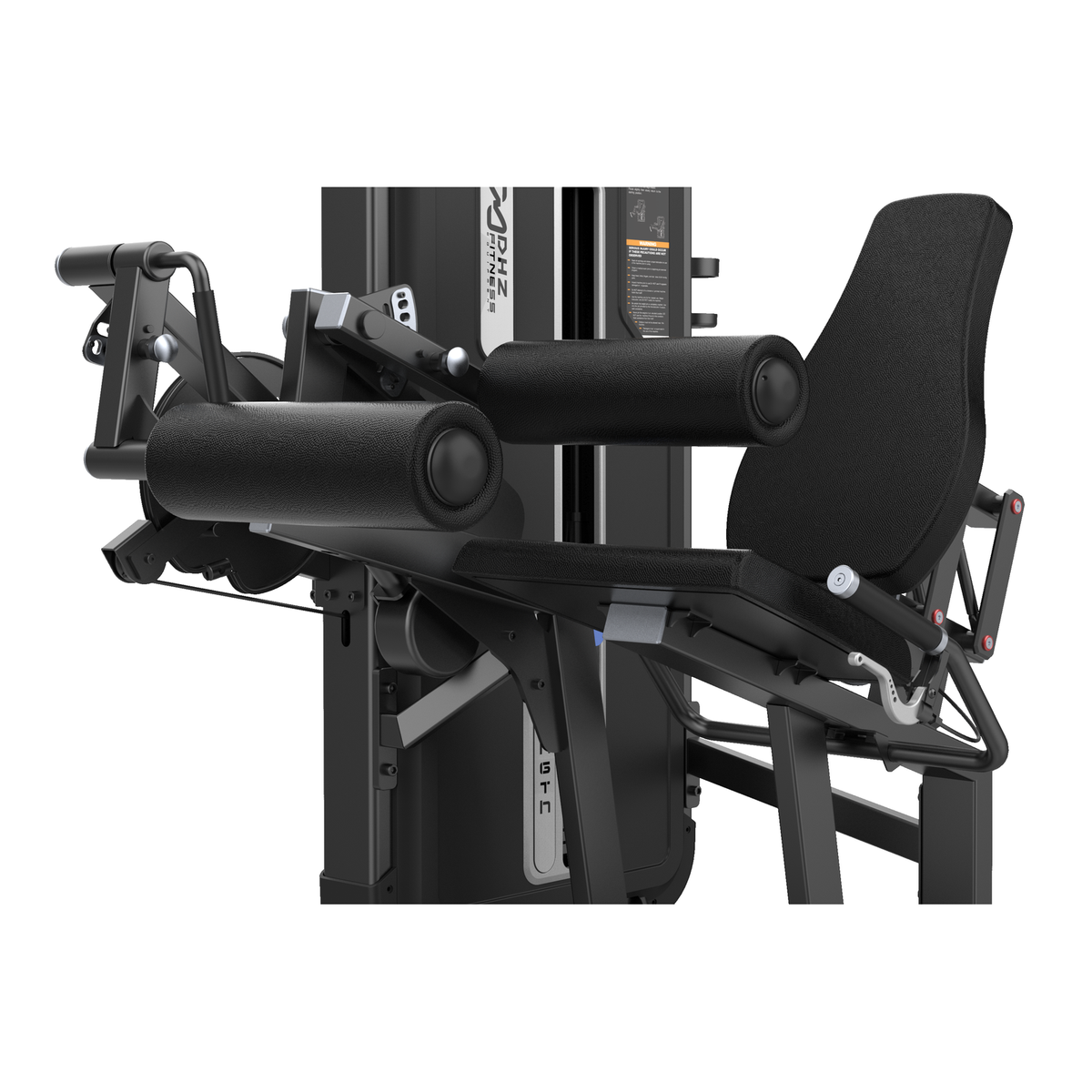 DHZ U3086A Leg Extension & Leg Curl – Beinrollen, Sitz, Rückenpolster und Verstellung im Detail