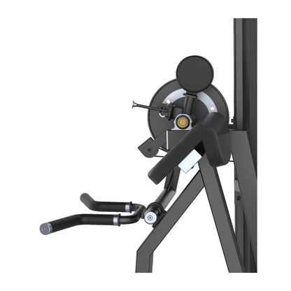 DHZ U3087A Camber Curl & Triceps – Armauflagen, Griffe, Gelenk und Gegengewicht im Detail