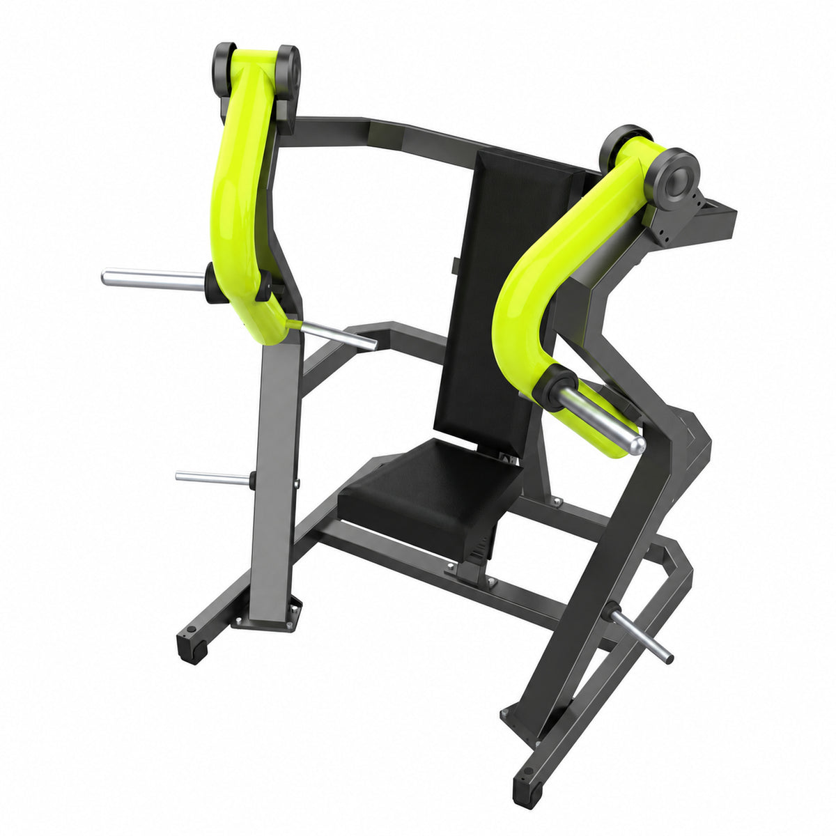 DHZ Y900 Y905 Brustpresse (Chest Press) in Grün-Schwarz – Schrägansicht