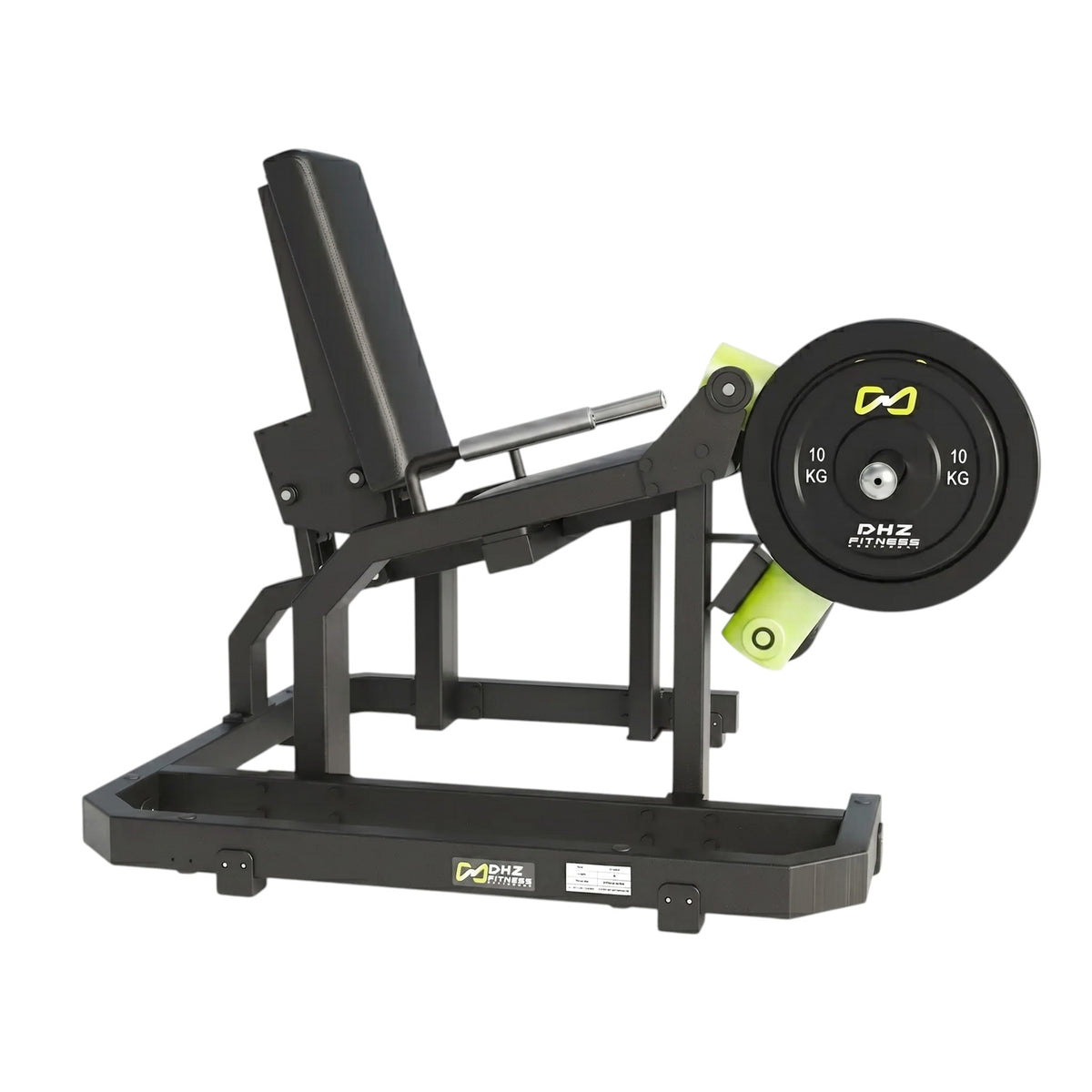 DHZ Y900 Y960 Beinstrecker (Leg Extension) in Grün-Schwarz – Seitenansicht