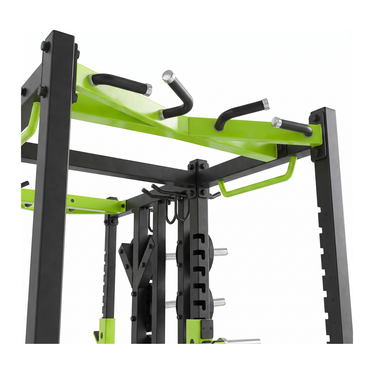 DHZ E6223 Combo Rack – Mehrfachgriff-Klimmzugstation im Detail