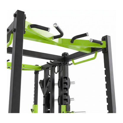 DHZ E6223 Combo Rack – Mehrfachgriff-Klimmzugstation im Detail