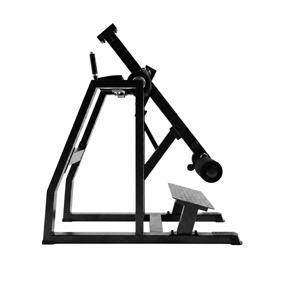 DHZ A613 Reverse Hyperextension – Detail der ergonomischen Geräteverstellung für individuelle Trainingspositionen – Fitnessstudio, Krafttraining und kommerzieller Studioeinsatz