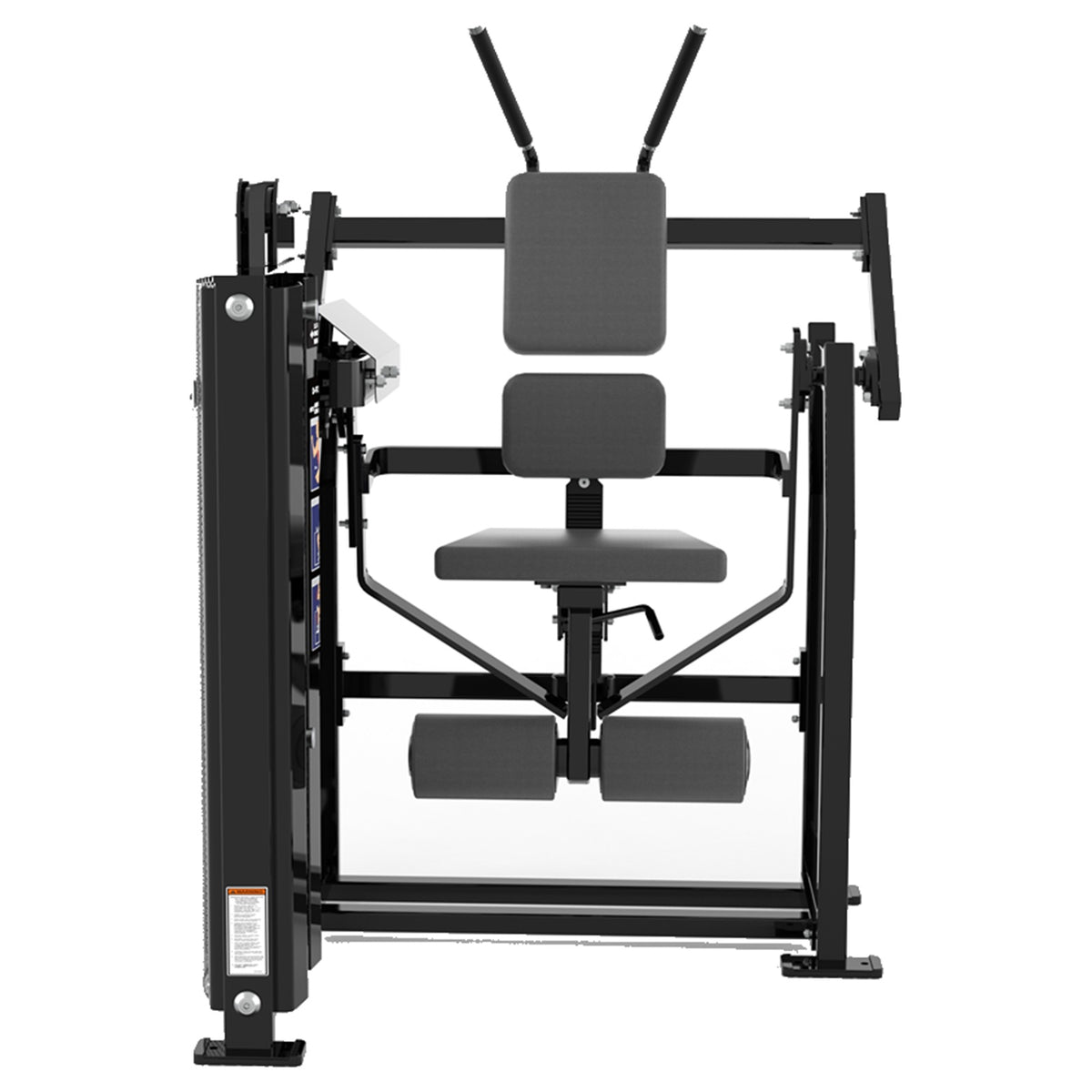 DHZ D-FORCE PM2046 Abdominal Crunch – Dual Weight Stack Bauchmaschine – schwarze Polster, Produktansicht 04