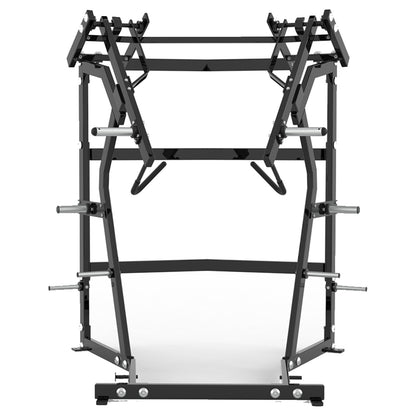 DHZ P-FORCE PM2028 Ground Base Jammer – Plate Loaded Ground Base Jammer – schwarze Polster, Produktansicht 04