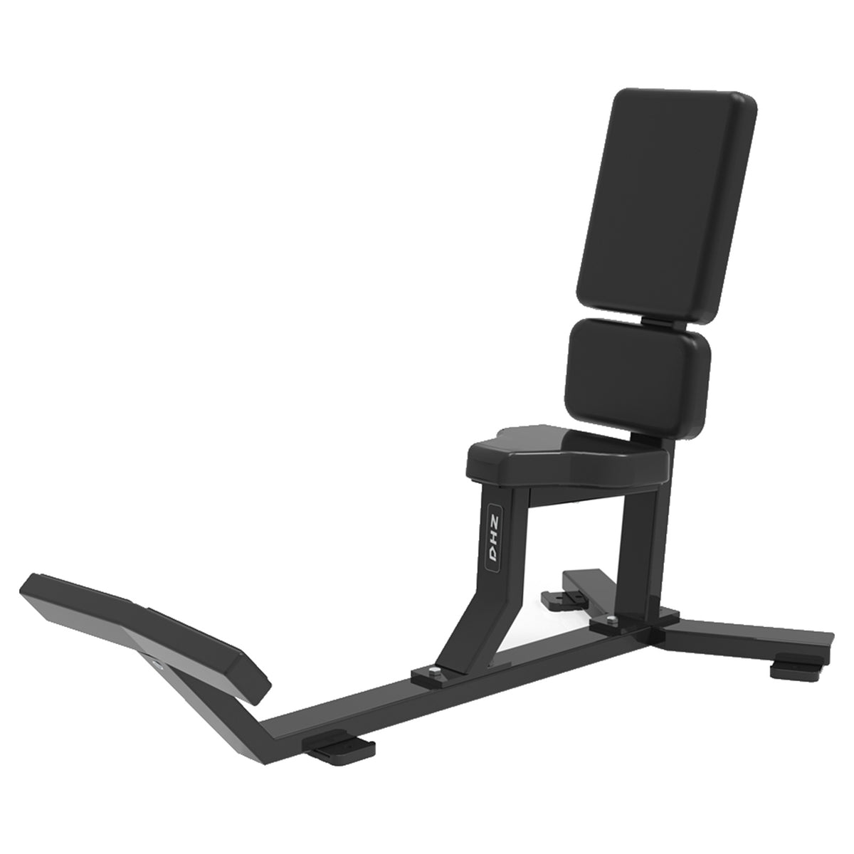 DHZ S-FORCE PM3005 Utility Bench 75° – Freihantel Utility-Bank 75 Grad – schwarze Polster, Produktansicht 04