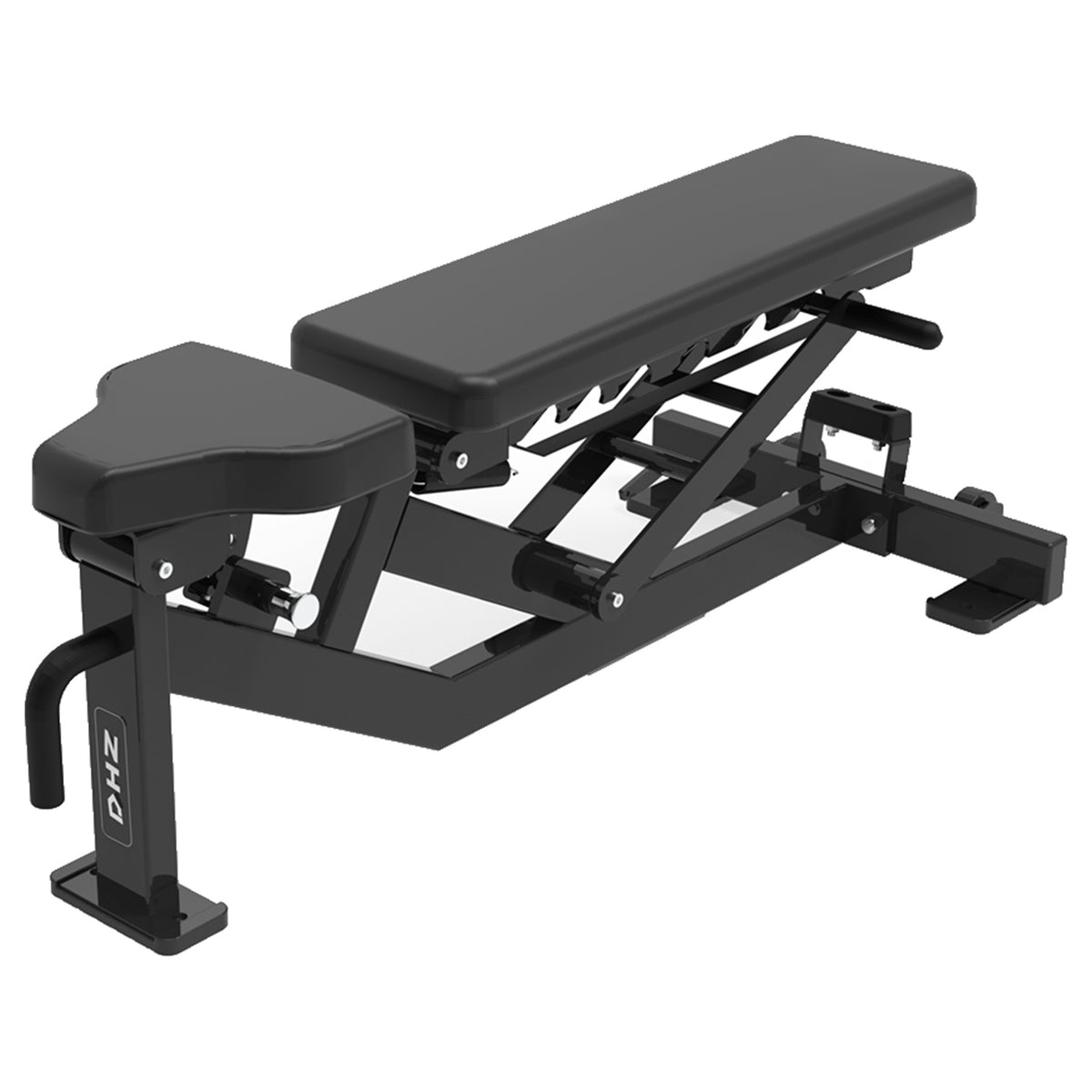 DHZ S-FORCE PM3007 Super Bench – Freihantel Verstellbare Super Bench – schwarze Polster, Produktansicht 04