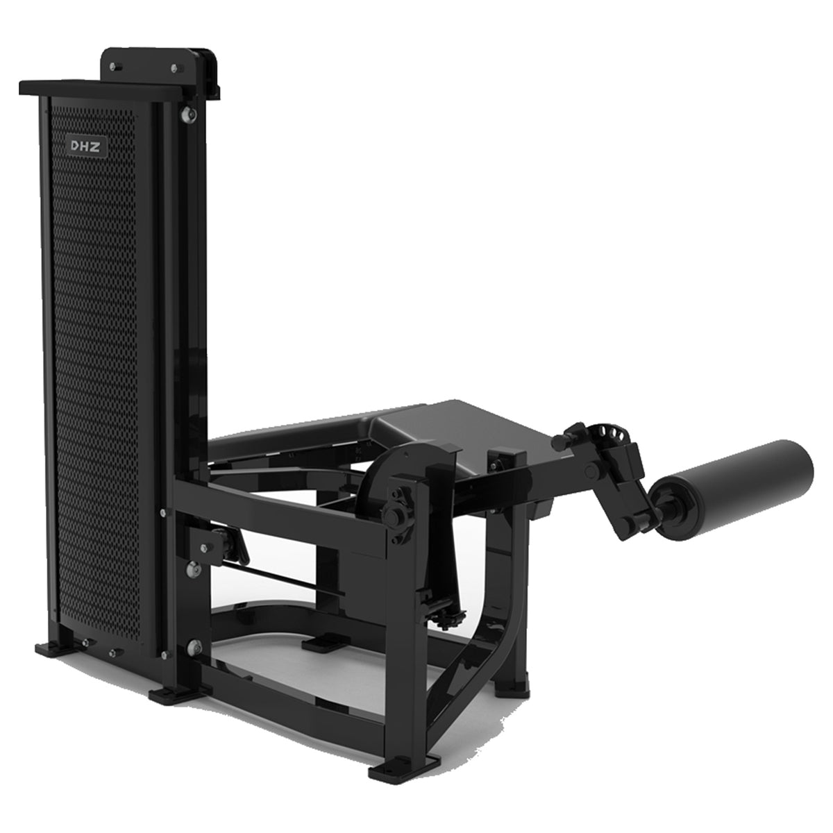 DHZ S-FORCE SM5001 Prone Leg Curl – Gewichtsblock Liegender Beinbeuger – schwarze Polster, Produktansicht 04