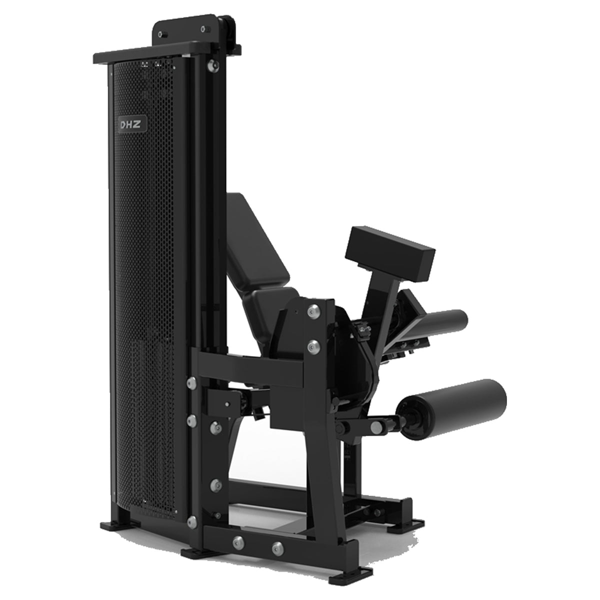 DHZ S-FORCE SM5002 Leg Extension – Gewichtsblock Beinstrecker – schwarze Polster, Produktansicht 04