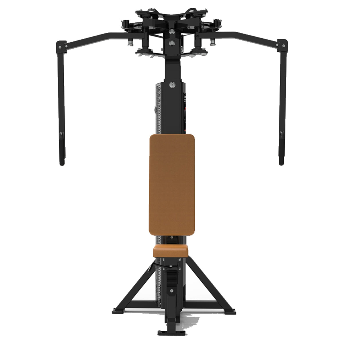 DHZ S-FORCE SM5007 Dual Rear Delt & Pec Fly – Gewichtsblock Dual Butterfly Reverse und Pec Fly – braune Polster, Produktansicht 04