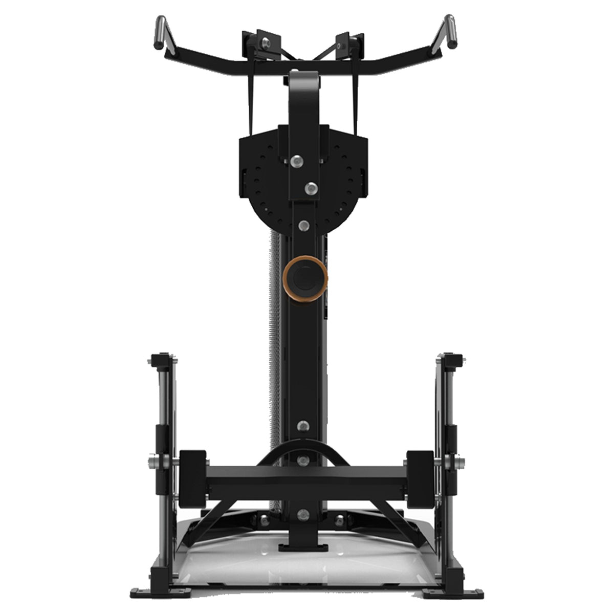 DHZ S-FORCE SM5011 Multi-Hip – Gewichtsblock Multi-Hip-Maschine – braune Polster, Produktansicht 04