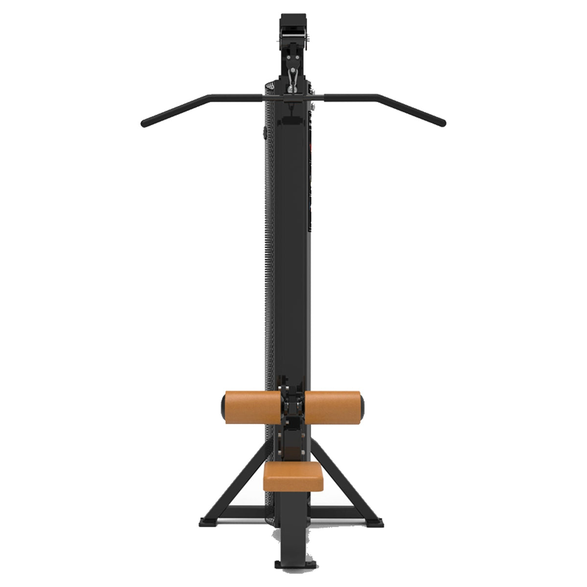 DHZ S-FORCE SM5012 Lat Pulldown – Gewichtsblock Latzugmaschine – braune Polster, Produktansicht 04