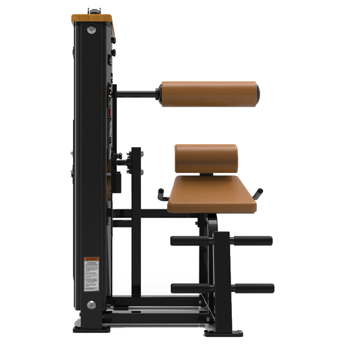 DHZ S-FORCE SM5031 Back Extension – Gewichtsblock Rückenstrecker – braune Polster, Produktansicht 04