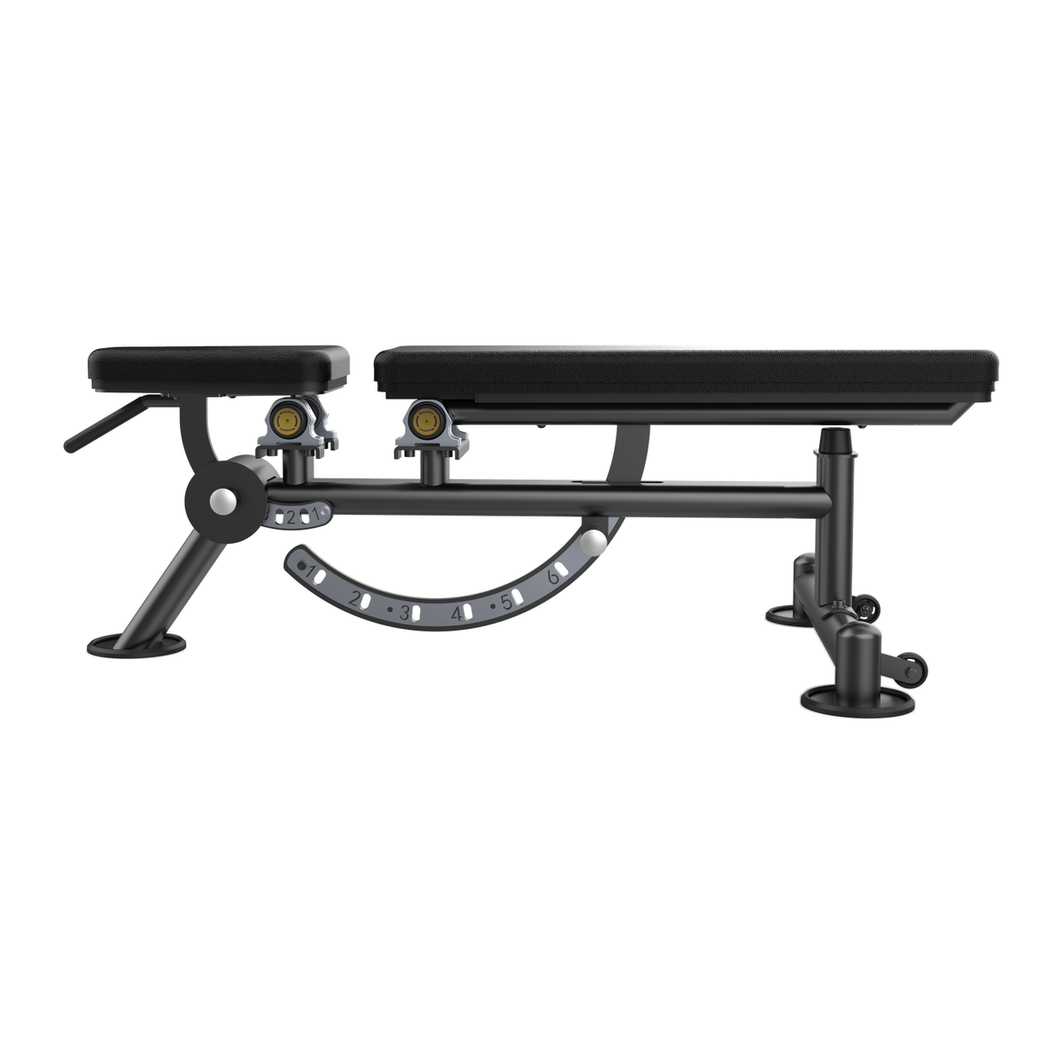 DHZ U2039 Super Bench Seitenansicht der Winkelverstellung