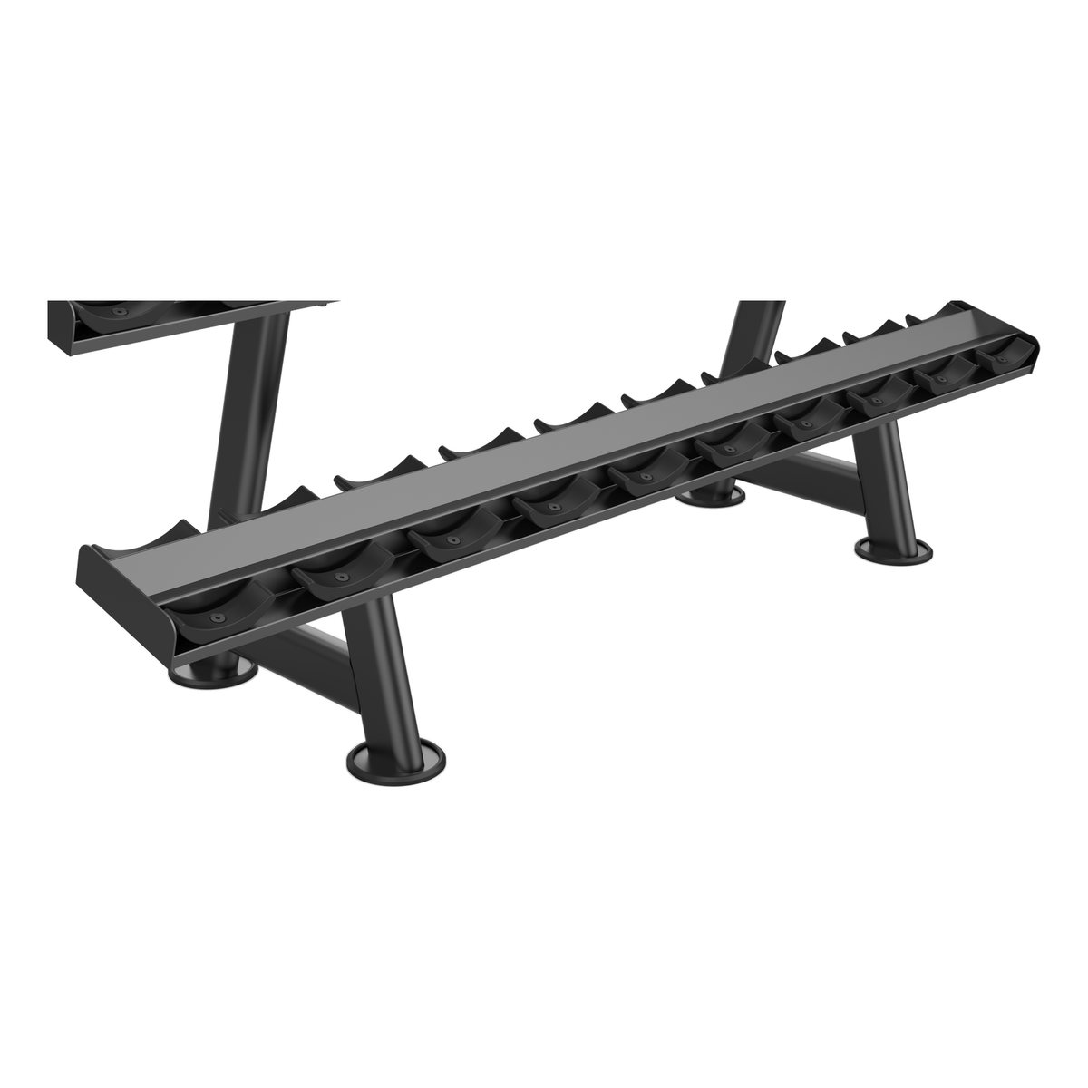 DHZ U2077 Dumbbell Rack Standrahmen und Streben im Detail