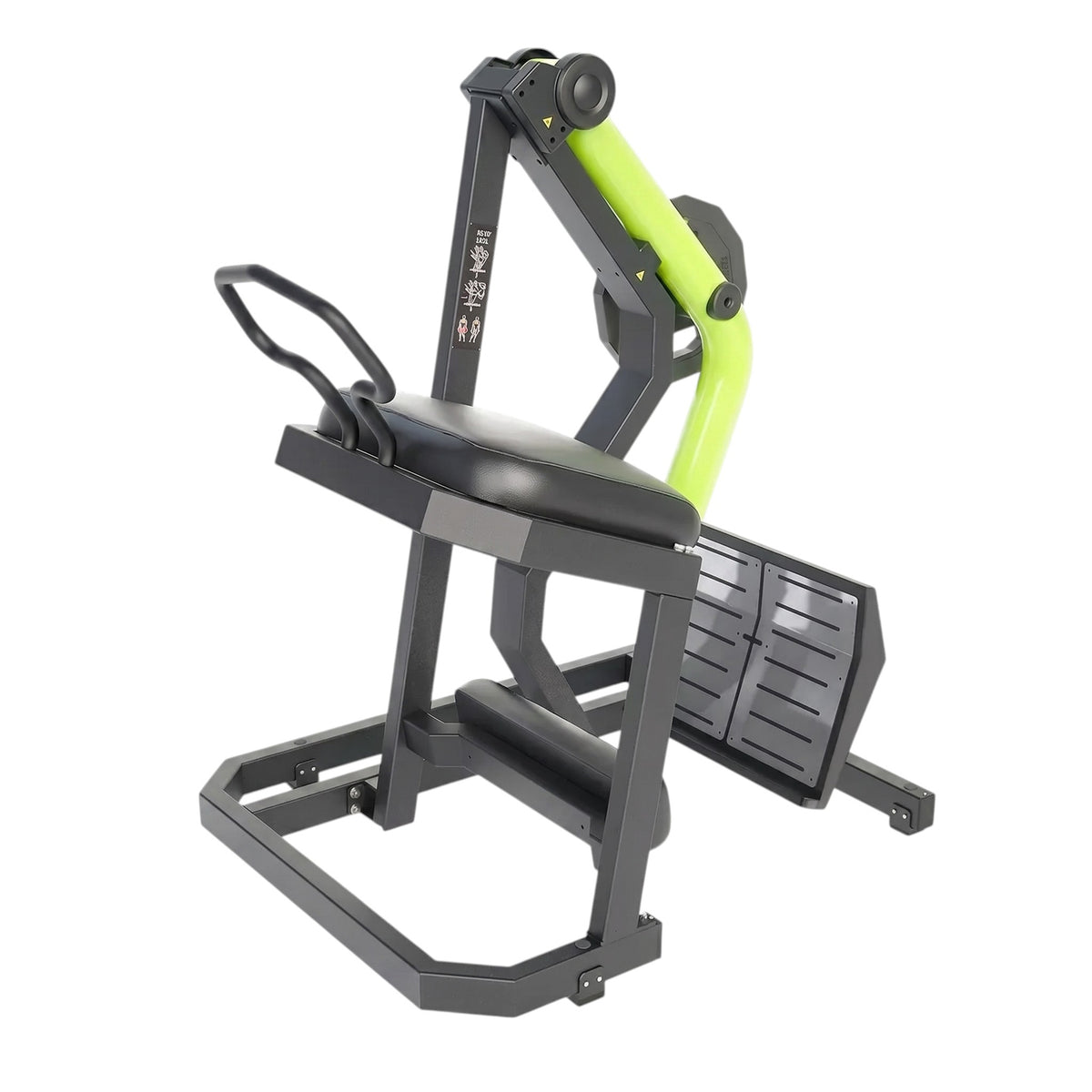 DHZ Y900 Y940 Glute-Kickback-Maschine (Rear Kick) in Grün-Schwarz – Ansicht von oben