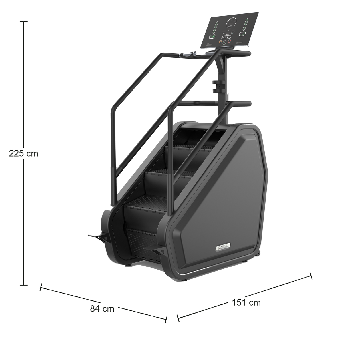 DHZ A4001 Treppensteiger – Abmessungen 151 × 84 × 225 cm