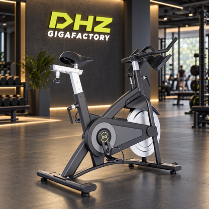 DHZ A962 Indoor Cycling Bike im DHZ Gigafactory Fitnessstudio