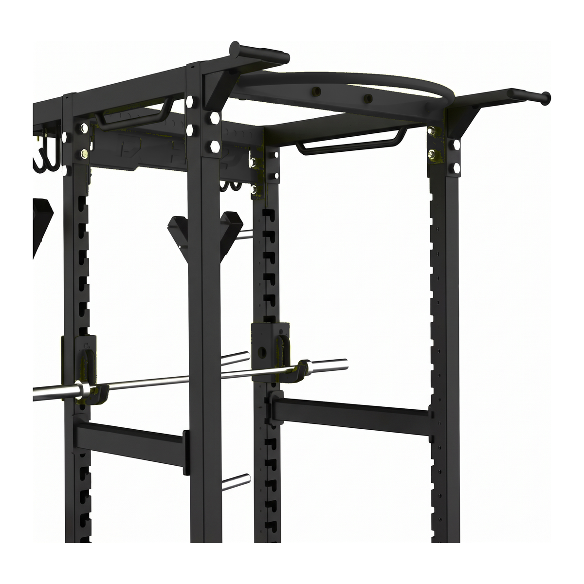 DHZ E6243 Multi Rack – Klimmzugstruktur und Langhantelablagen im Detail