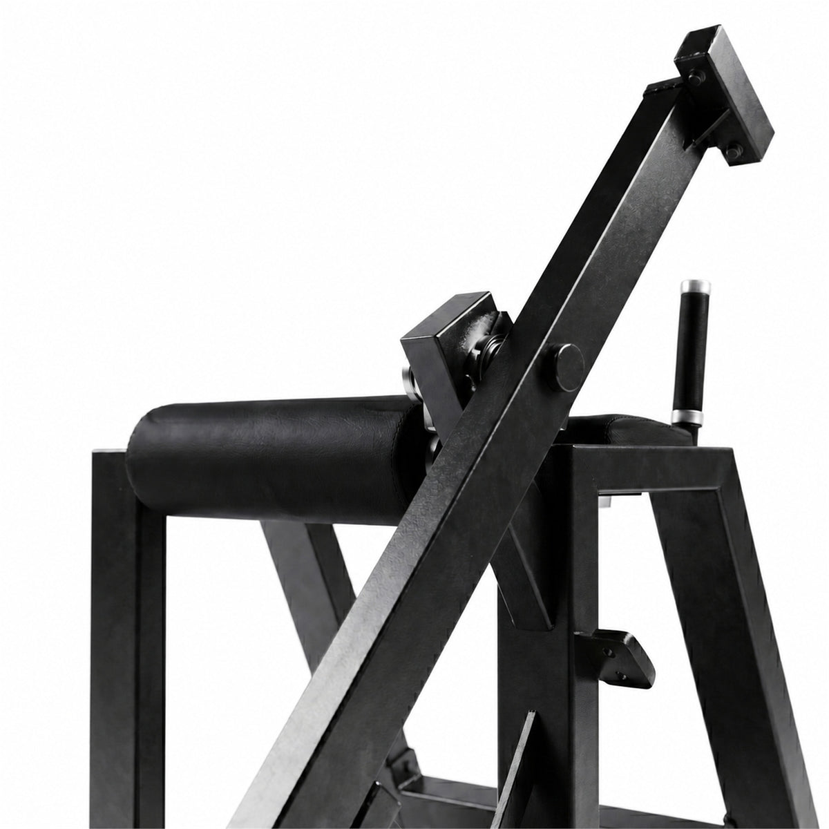 DHZ A613 Reverse Hyperextension – Detailansicht der robusten Studiokonstruktion – Fitnessstudio, Krafttraining und kommerzieller Studioeinsatz