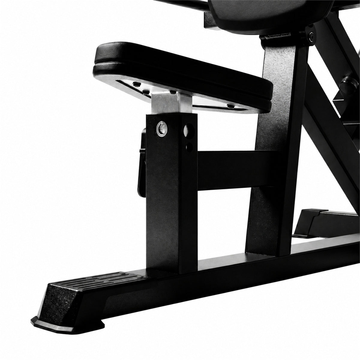 DHZ A614 Dual Triceps Extension Dip – Detail der ergonomischen Geräteverstellung für individuelle Trainingspositionen – Fitnessstudio, Krafttraining und kommerzieller Studioeinsatz