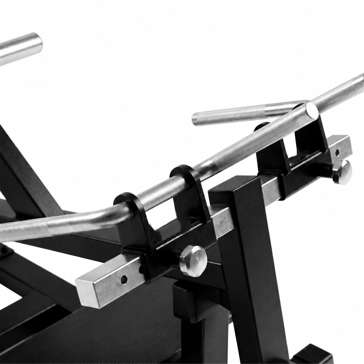 DHZ A617 Standing T-Bar Row – Detail der ergonomischen Haltegriffe für kontrolliertes Krafttraining – Fitnessstudio, Krafttraining und kommerzieller Studioeinsatz