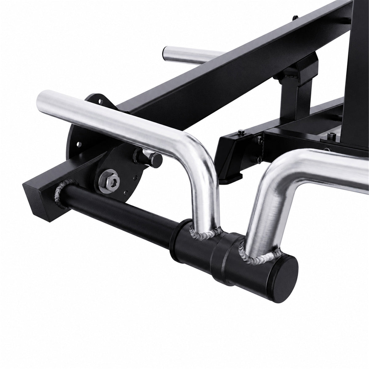 DHZ A627 45 Hip Extension – Detail der ergonomischen Haltegriffe für kontrolliertes Krafttraining – Fitnessstudio, Krafttraining und kommerzieller Studioeinsatz