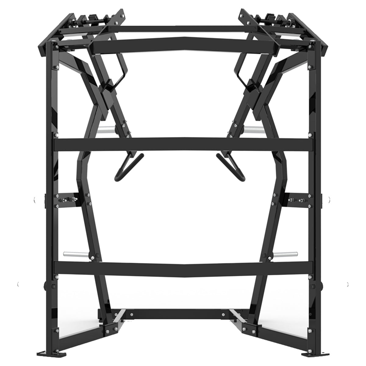 DHZ P-FORCE PM2028 Ground Base Jammer – Plate Loaded Ground Base Jammer – schwarze Polster, Produktansicht 05